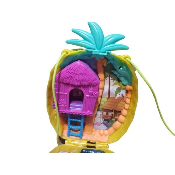 Mattel Polly Pocket GKJ64 Tropicool Pineapple Purse - Picture 4 of 5